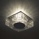 Cuboid LED 10 inch Black Flush Mount Ceiling Light in 4000K, dweLED
