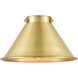 Franklin Restoration Briarcliff 1 Light 10 inch Satin Gold Mini Pendant Ceiling Light in Incandescent