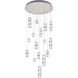 Polaris LED 28 inch Chrome Chandelier Ceiling Light