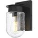 Rafael 1 Light 9 inch Black Outdoor Wall Sconce