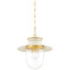 Nori 1 Light 13 inch Aged Brass Pendant Ceiling Light