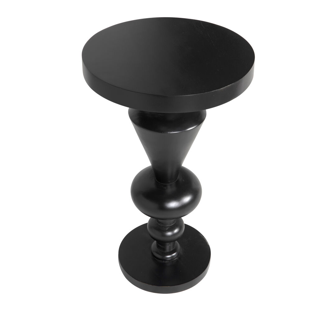 Fenring 25.5 X 15 inch Hand Rubbed Black Side Table