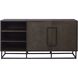 Seaton Espresso with Black Credenza