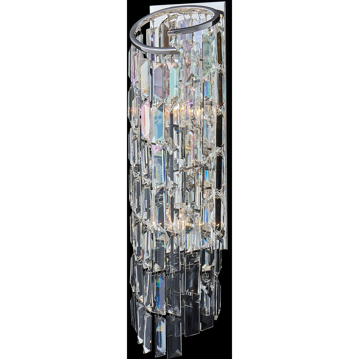 Vortice Wall Sconce Wall Light in Polished Silver