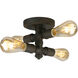 Wymer 4 Light 6.26 inch Matte Bronze Flush Mount Ceiling Light