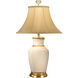 Wildwood 31 inch 100 watt Hand Painted/White Glaze Table Lamp Portable Light