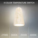 Pompeii LED 6 inch Beige Travertine and Aged Brass Mini-Pendant Ceiling Light in 2700K