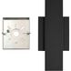 Jacks LED 15 inch Textured Black Exterior Wall Sconce