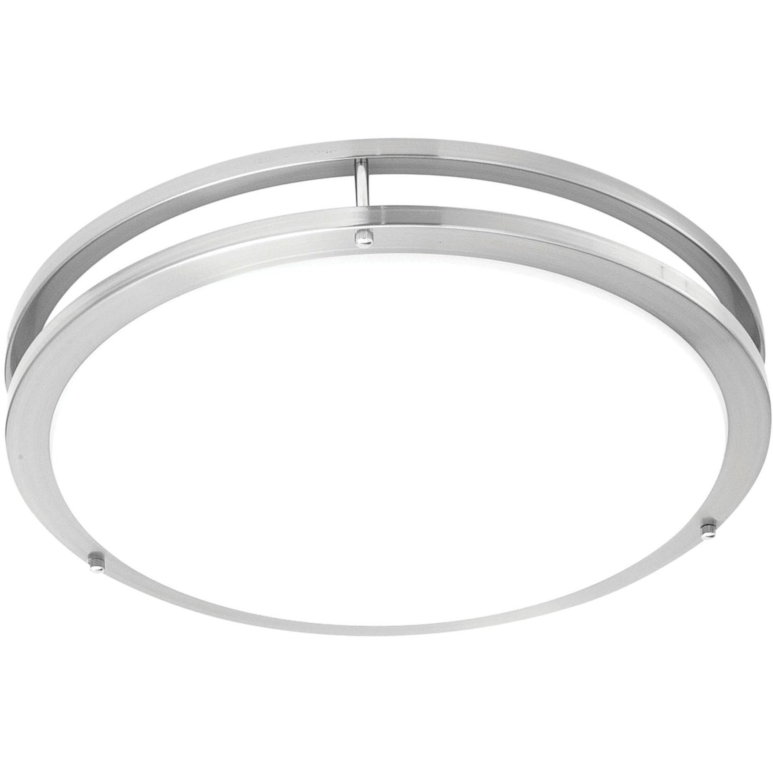 Clarion 1 Light 14 inch Brushed Nickel Flush Mount Ceiling Light