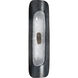 Shield LED 7 inch Black and Clear Steel ADA Wall Sconce Wall Light