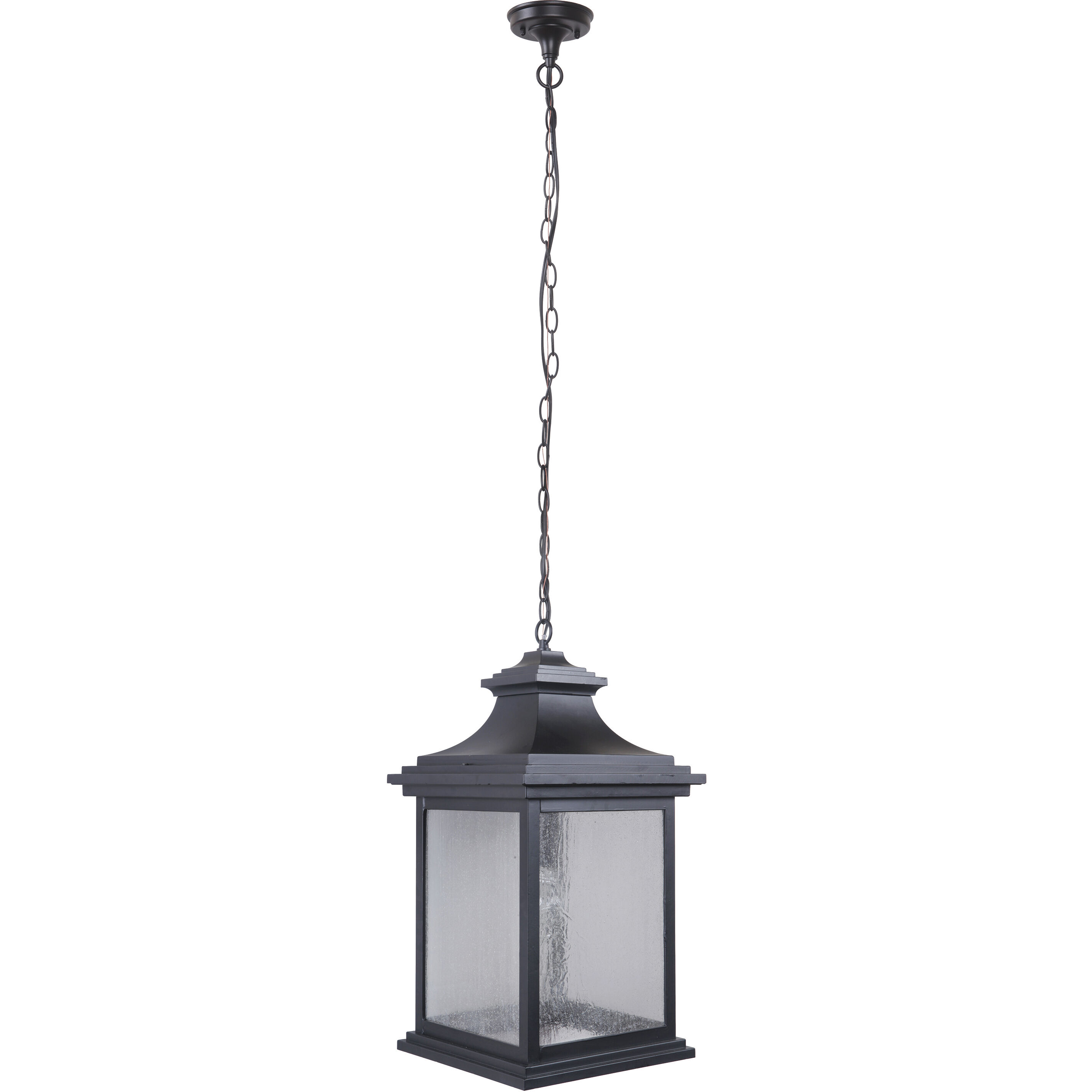 Gentry 1 Light 12 inch Midnight Outdoor Pendant, Large
