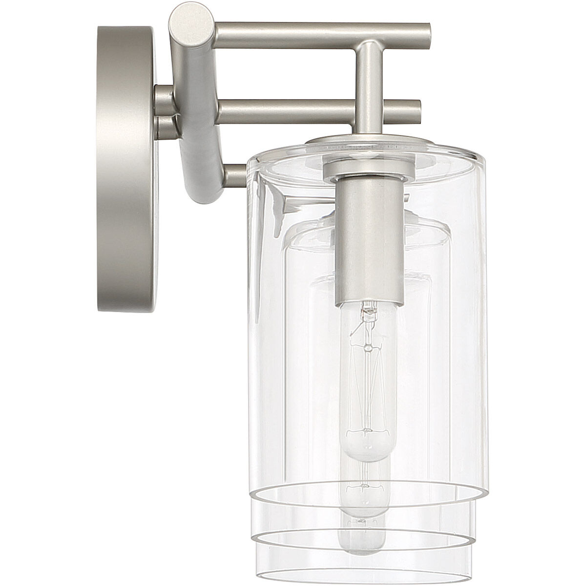 Hailie 3 Light 20 inch Satin Nickel Vanity Light Wall Light