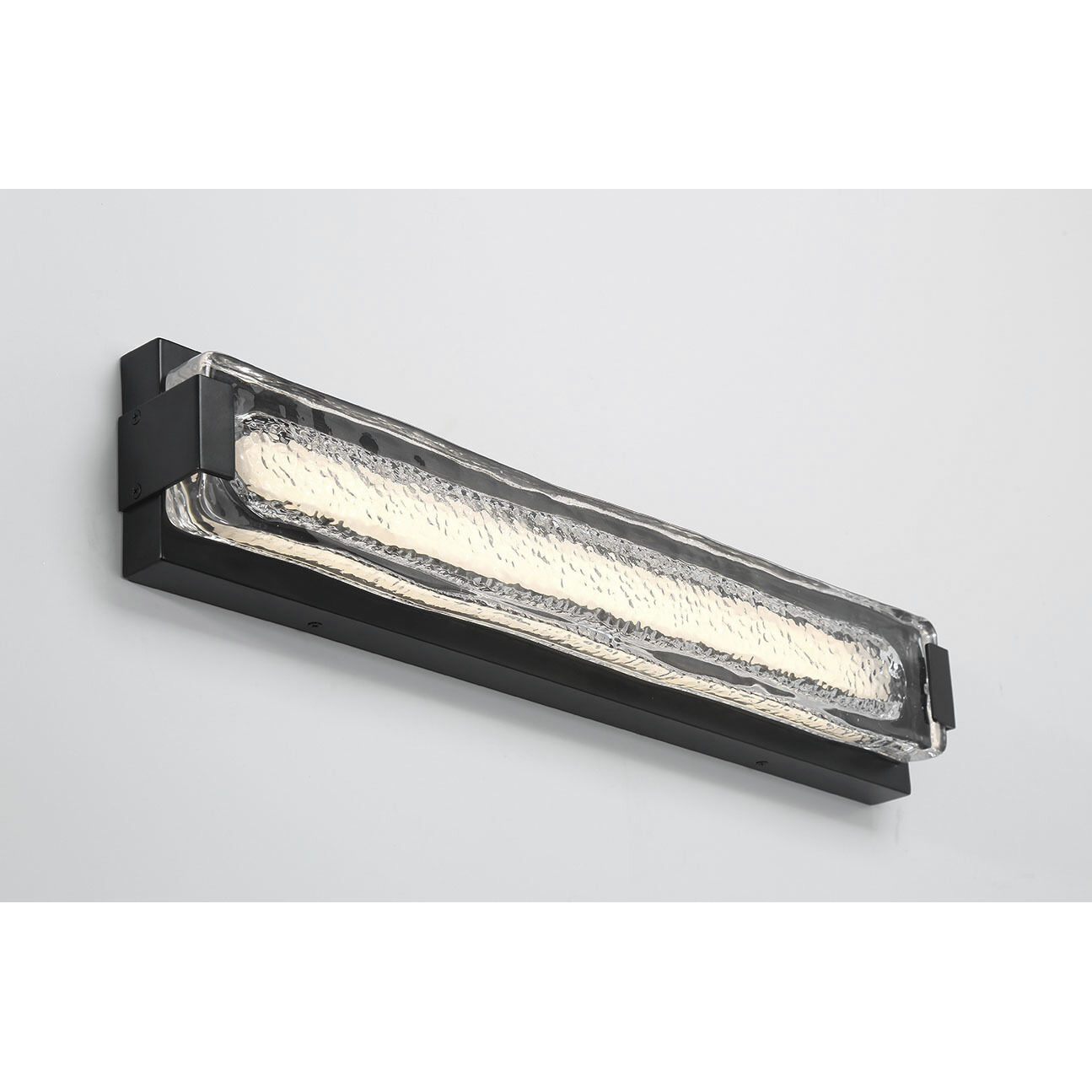 Hiltic LED 24 inch Matte Black Outdoor Wall Sconce