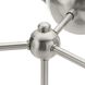 Atwell 3 Light 22 inch Brushed Nickel Semi-Flush Mount Ceiling Light