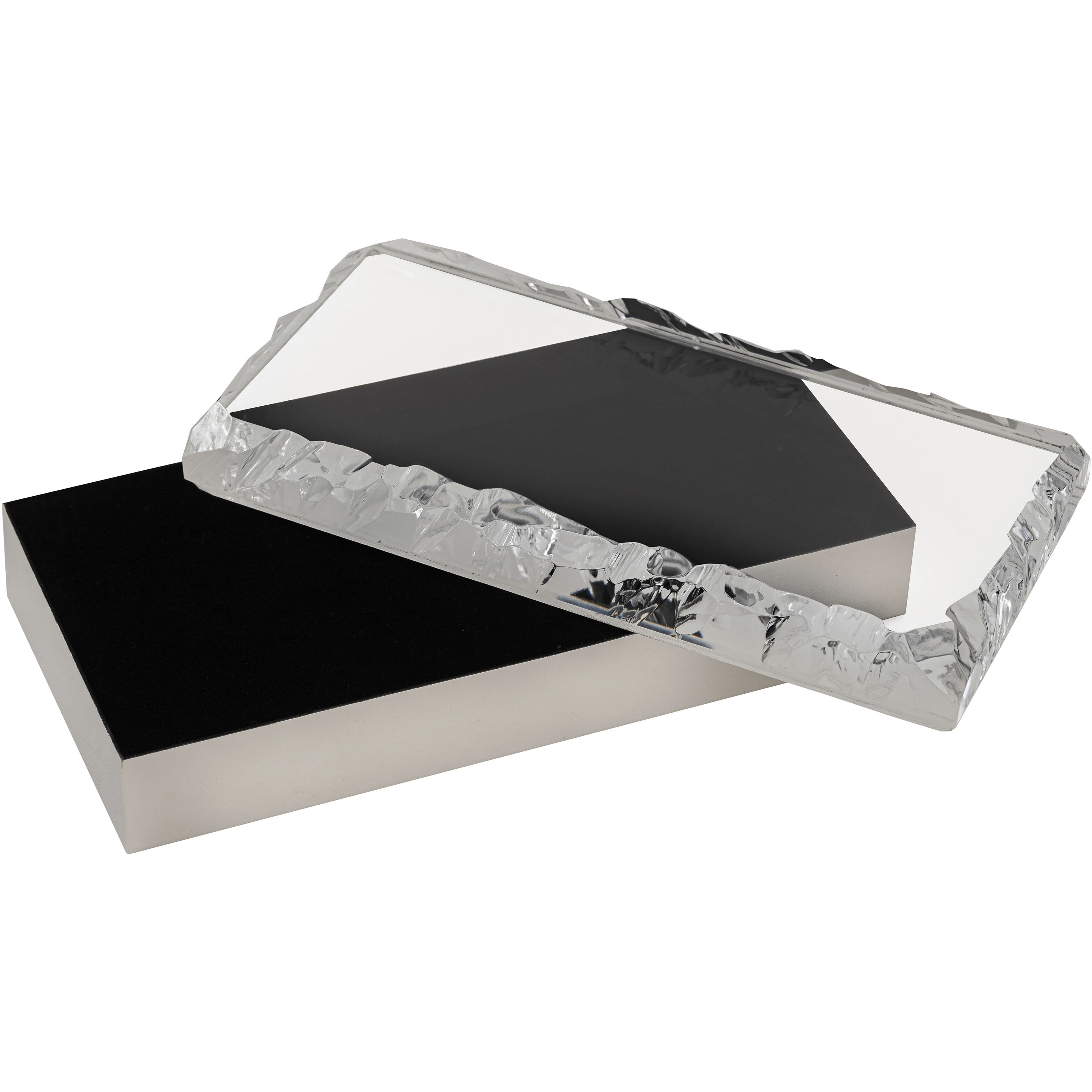 Cogar 14 X 7 inch Polished Nickel with Clear Box