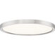Outskirts LED 15 inch Brushed Nickel Flush Mount Ceiling Light