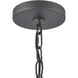 Emmett 4 Light 17 inch Matte Black Pendant Ceiling Light