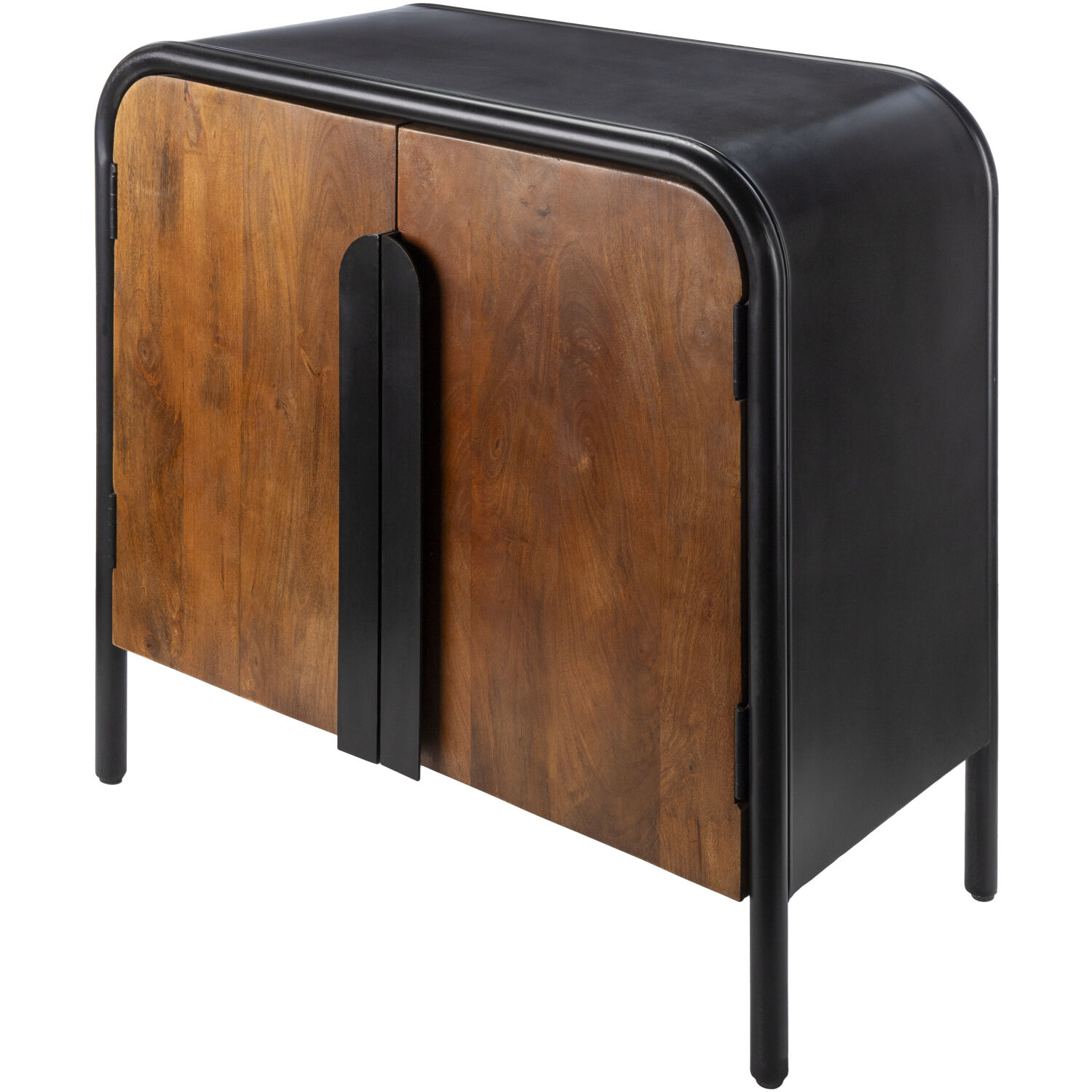 Ekholm Top: Black/Brown; Base: Black Cabinet