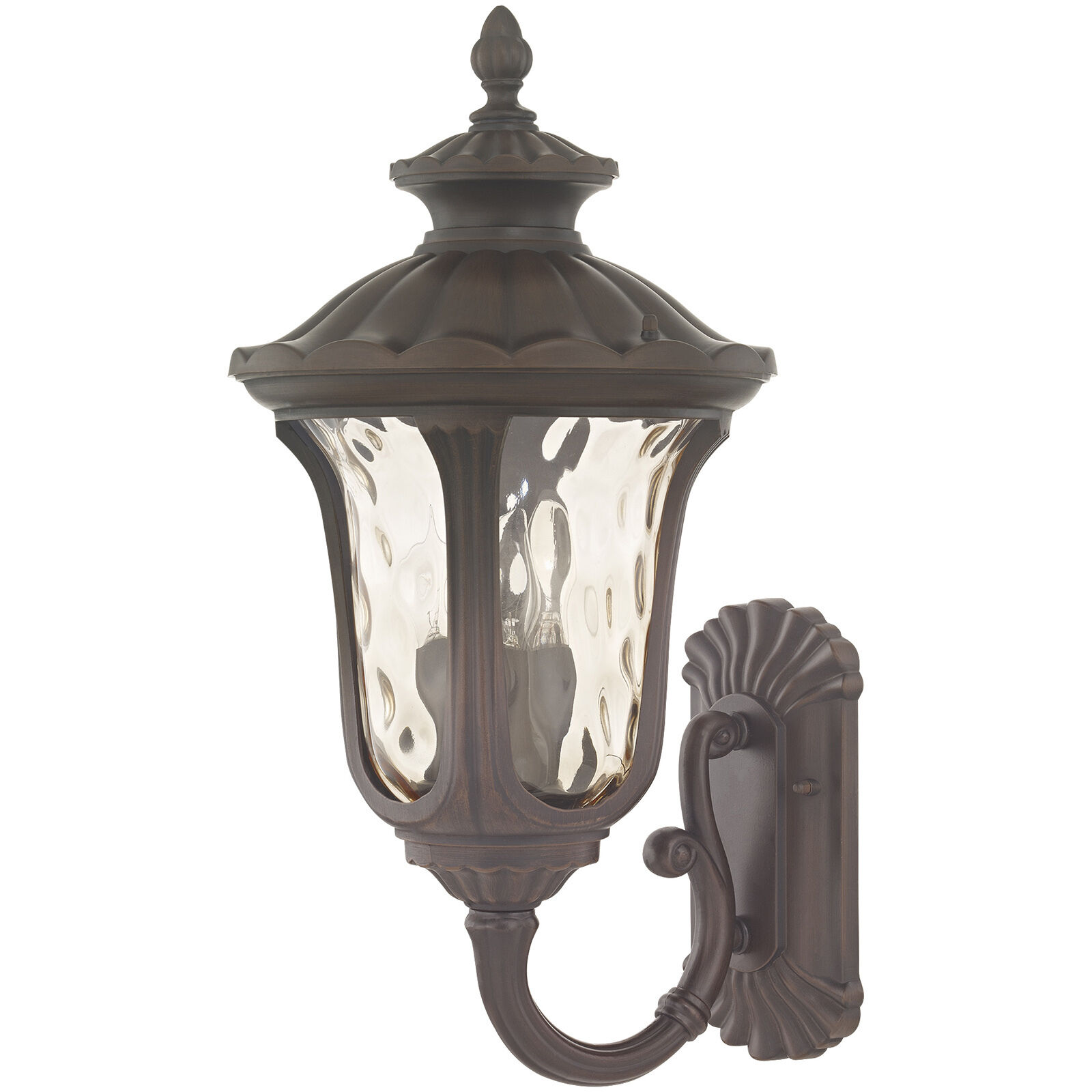 Oxford 3 Light 22 inch Imperial Bronze Outdoor Wall Lantern