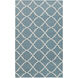 Frontier 66 X 42 inch Blue and Neutral Area Rug, Wool