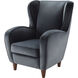 Giulietta Medium Gray / Dark Brown Accent Chairs