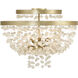 Stonybrook 6 Light 30.25 inch Havana Gold Flush Mount Ceiling Light