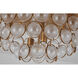 Canada 6 Light 24 inch Brass Semi Flush Mount Ceiling Light
