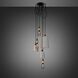 Hooked 6.0 LED 8.27 inch Stone / Brass Pendant Ceiling Light, Mix