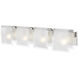 Zephyr 4 Light 30.66 inch Brushed Nickel Vanity Wall Light