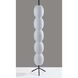 Lanai 60 inch 40 watt Black Floor Lamp Portable Light