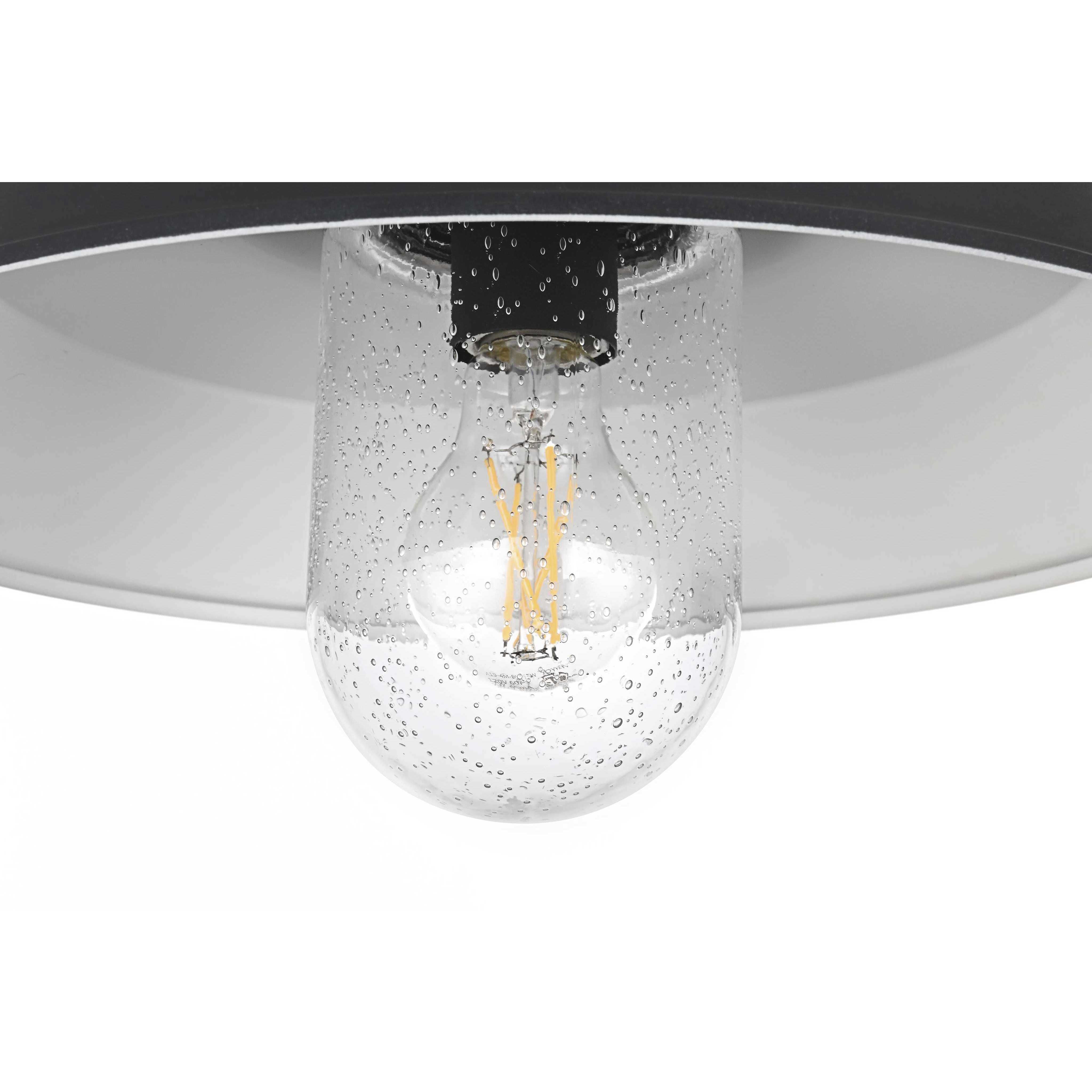 Rayan 1 Light 15 inch Black Outdoor Wall Sconce