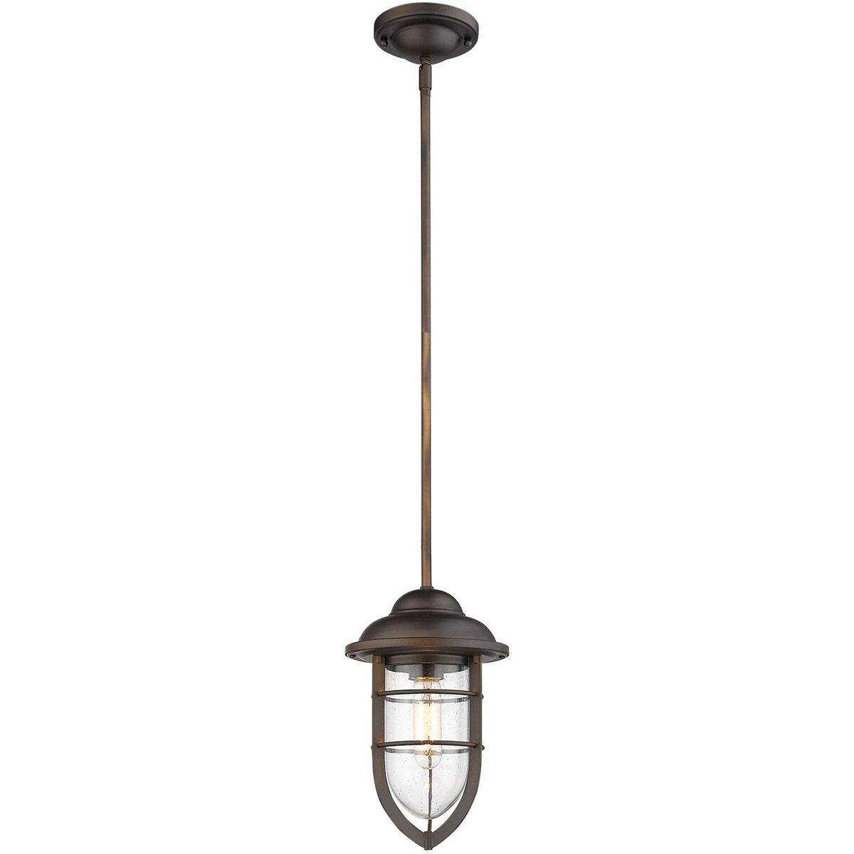 Dylan 1 Light 8 inch Oil-Rubbed Bronze Exterior Convertible Mini-Pendant in Oil Rubbed Bronze