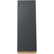Oro 1 Light 14 inch Matte Black Outdoor Wall Light