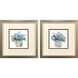 Bluebells Blue and Gray and White and Green Framed Art, Propac