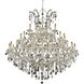 Maria Theresa 41 Light 52 inch Chrome Foyer Ceiling Light in Clear, Royal Cut