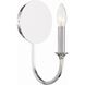 Payton Bath Sconce Wall Light in Polished Chrome