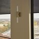 Monet 2 Light 4.75 inch Aged Brass Sconce Wall Light