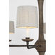 Thomas O'Brien Suzanna LED 48 inch Vintage Oak and Aged Iron Chandelier Ceiling Light