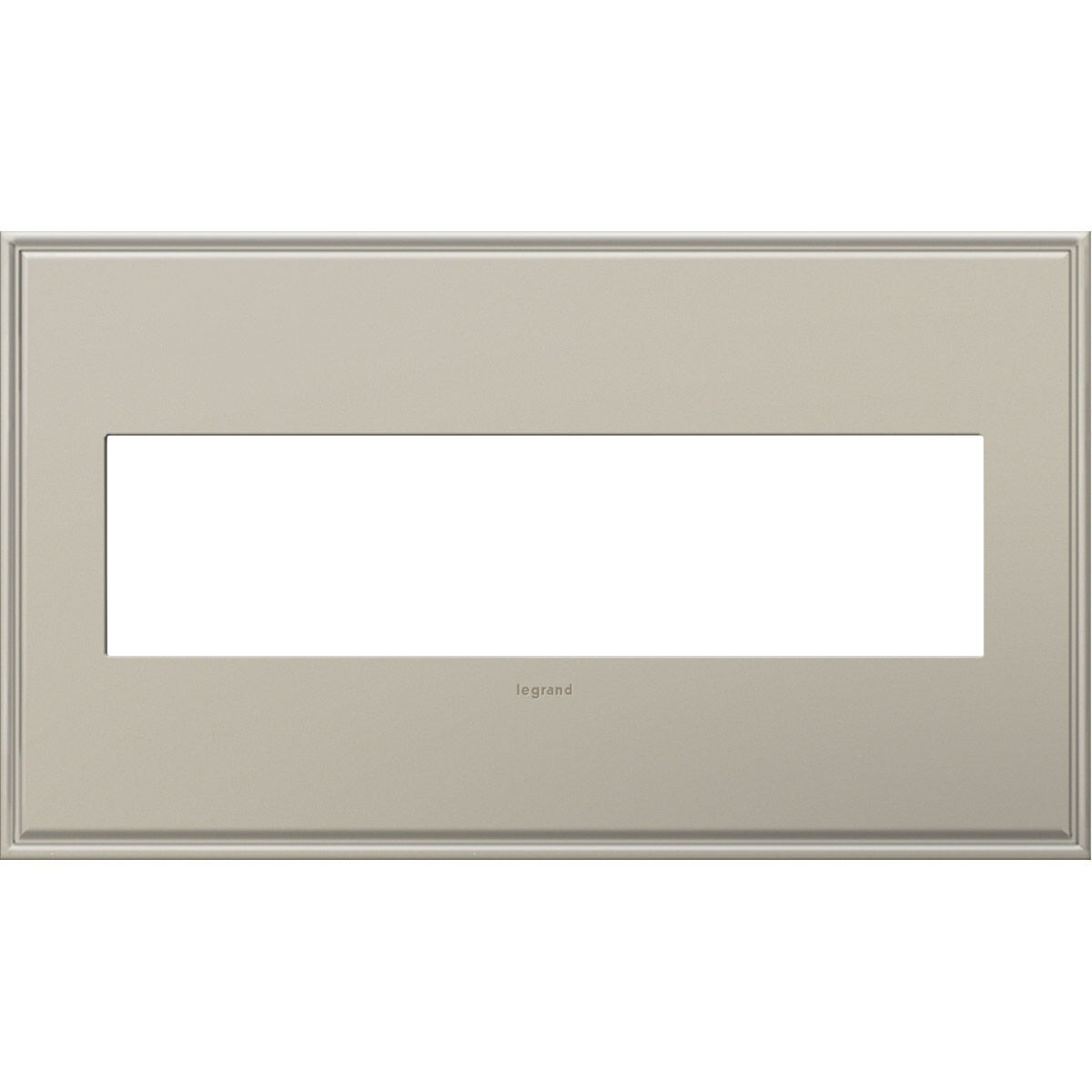 Adorne Antique Nickel Wall Plate, 4-Gang