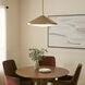 Tempe 21 inch Brushed Brass Pendant Ceiling Light