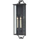 Giatti 2 Light 30.25 inch Midnight Outdoor Wall Sconce, Medium