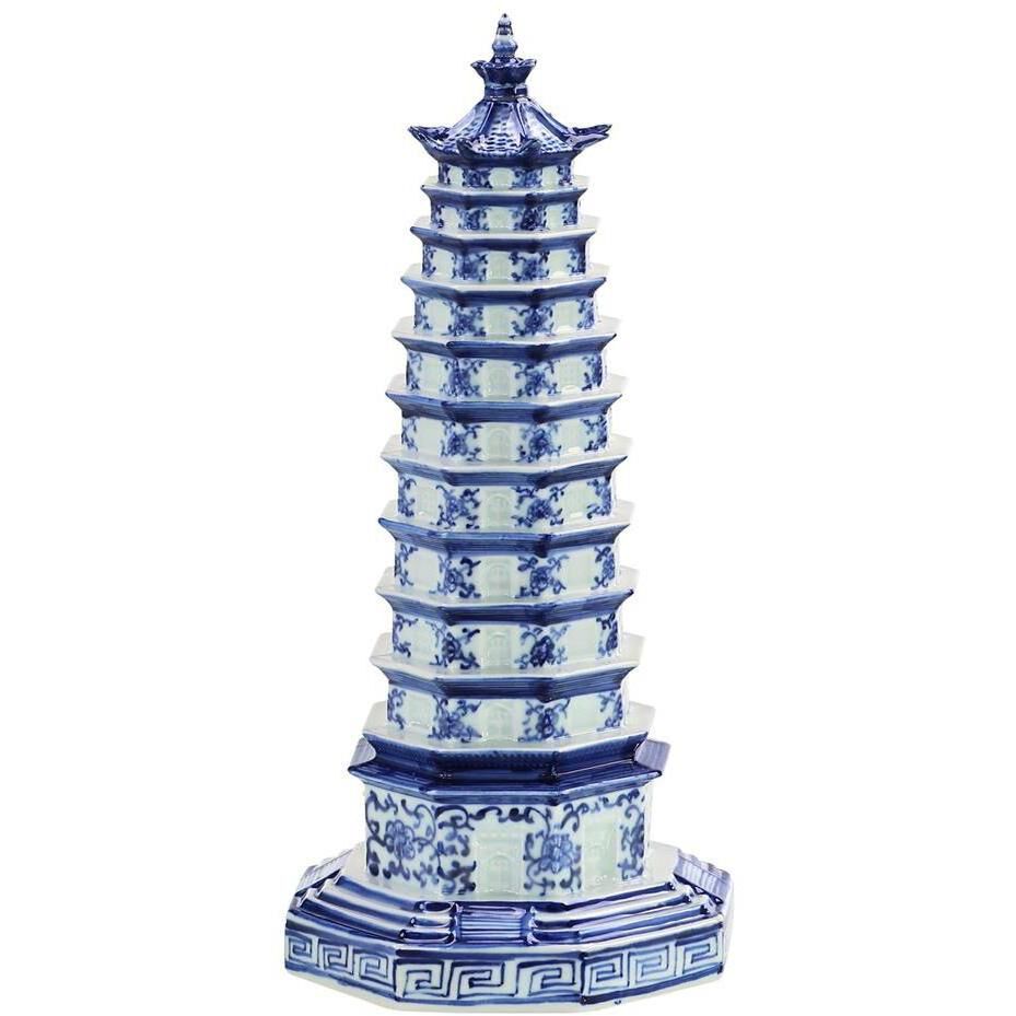 Pagoda 17 X 7.5 inch Sculpture, Small