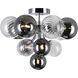 Pallocino LED 16 inch Chrome Flush Mount Ceiling Light