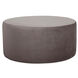 Bella 18 inch Pewter Gray Ottoman