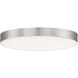 Trim LED 7 inch Satin Nickel Flush Mount Ceiling Light