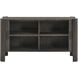 Drury Dark Gray Ceruse and Gunmetal Gray 2 Door Cabinet