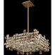 Vermeer 8 Light 21 inch Brushed Champagne Gold Pendant Ceiling Light in Firenze Clear