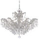 Maria Theresa 6 Light 29 inch Polished Chrome Chandelier Ceiling Light in Clear Hand Cut