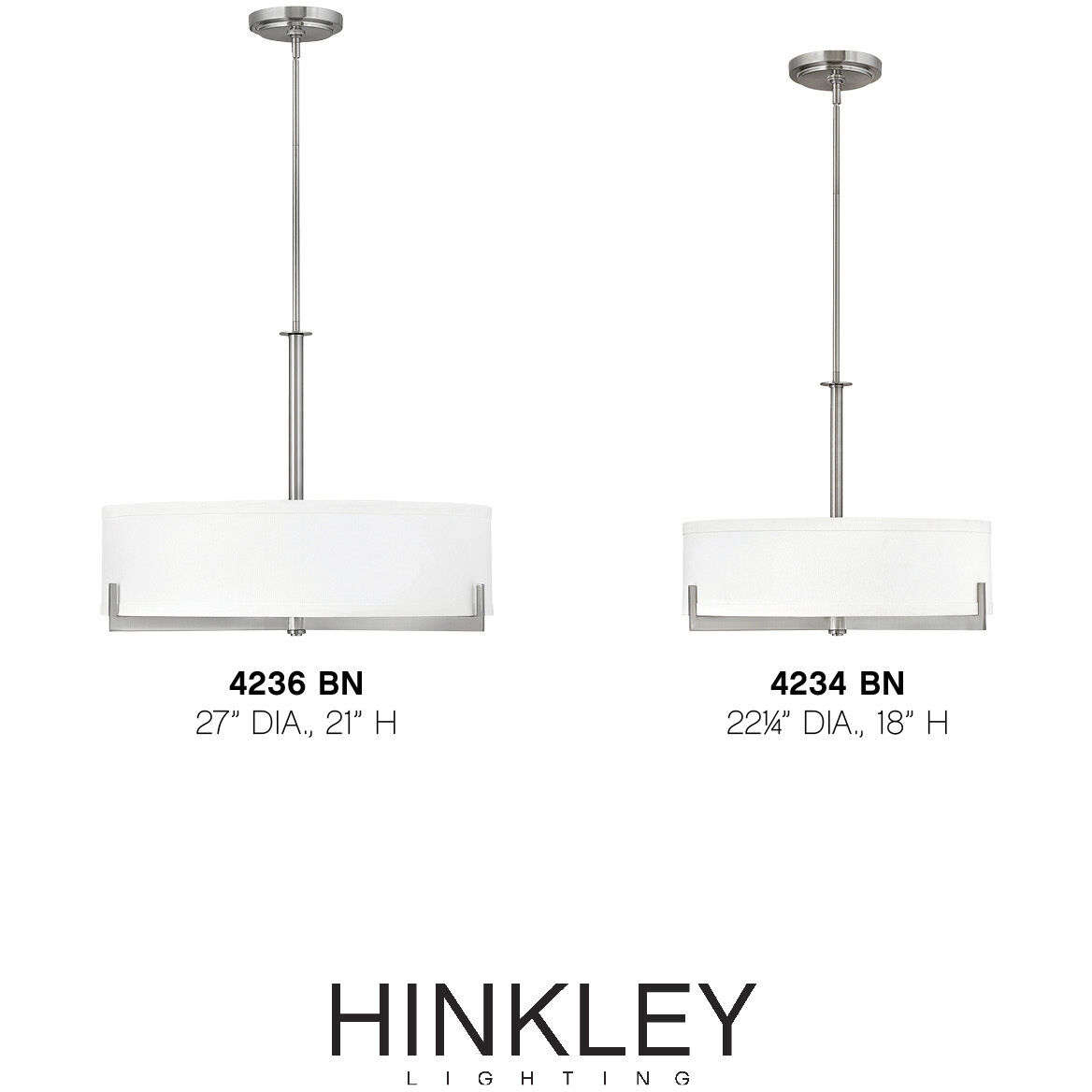 Hayes 3 Light 22.25 inch Brushed Nickel Indoor Chandelier Ceiling Light