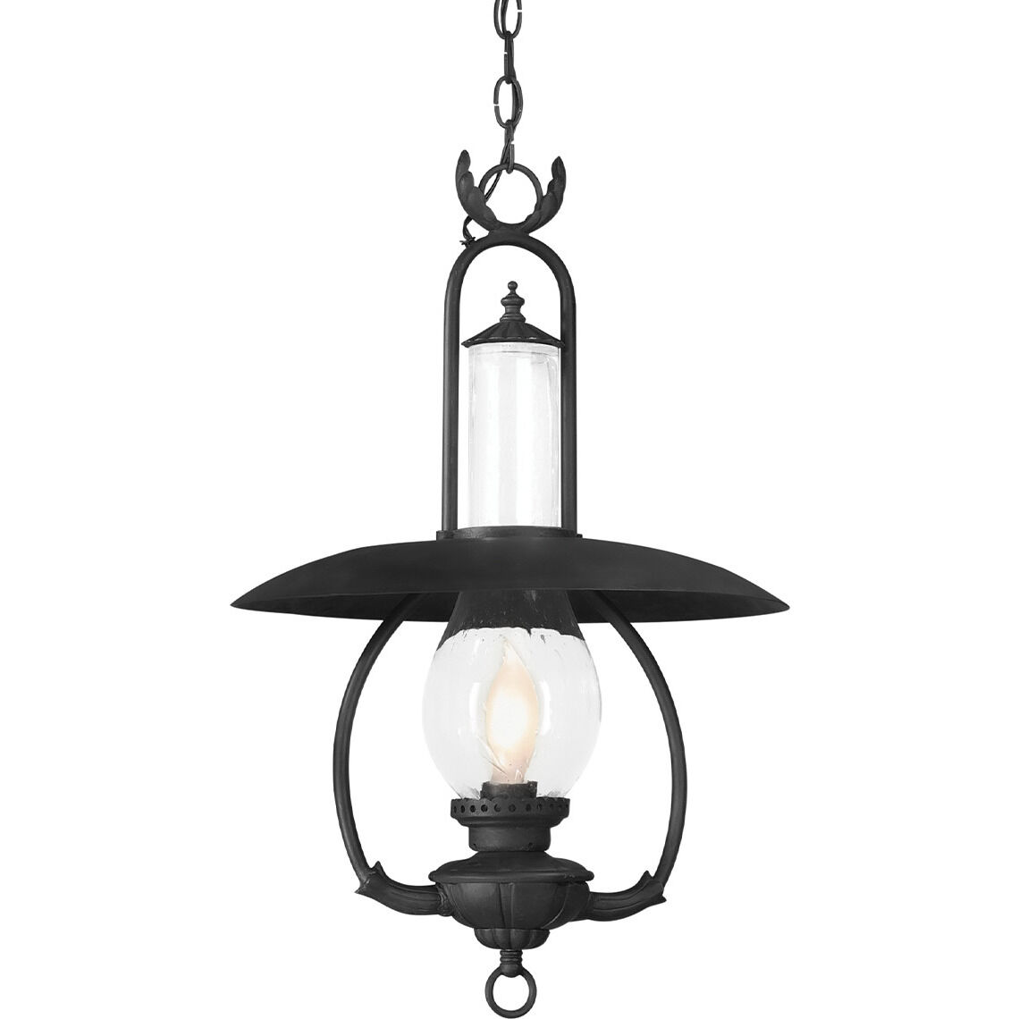 La Grange 1 Light 16 inch Soft Off Black Outdoor Hanging Lantern